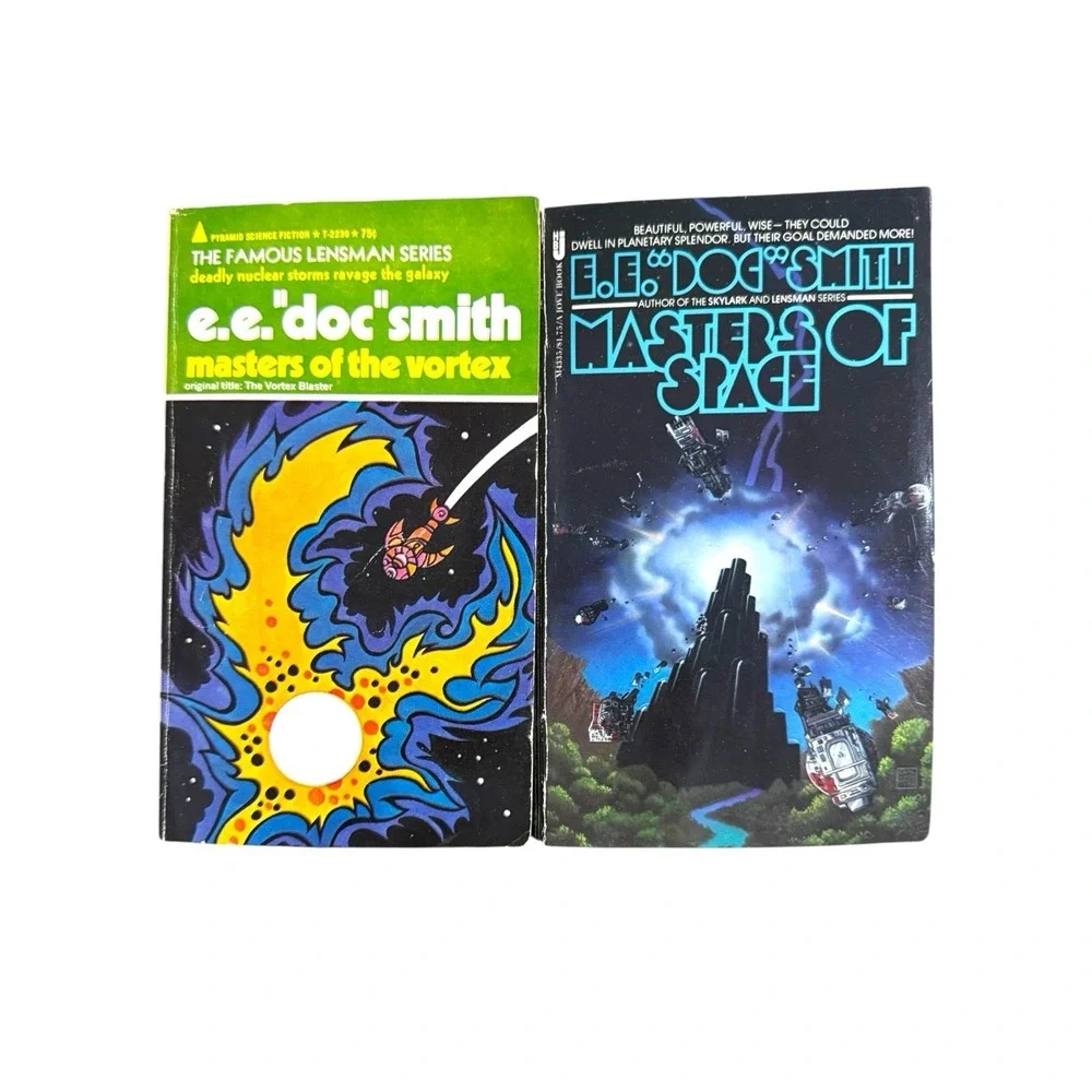 Vintage Lot of 14 E.E. Doc Smith Paperbacks from Lensman & Skylark Series SciFi